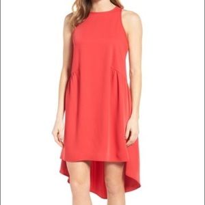 Pleione ruffled hi lo dress
